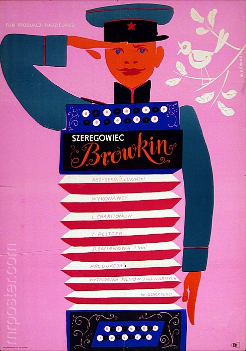 Vintage Polish Posters | Private Browkin | Wiktor Gorka